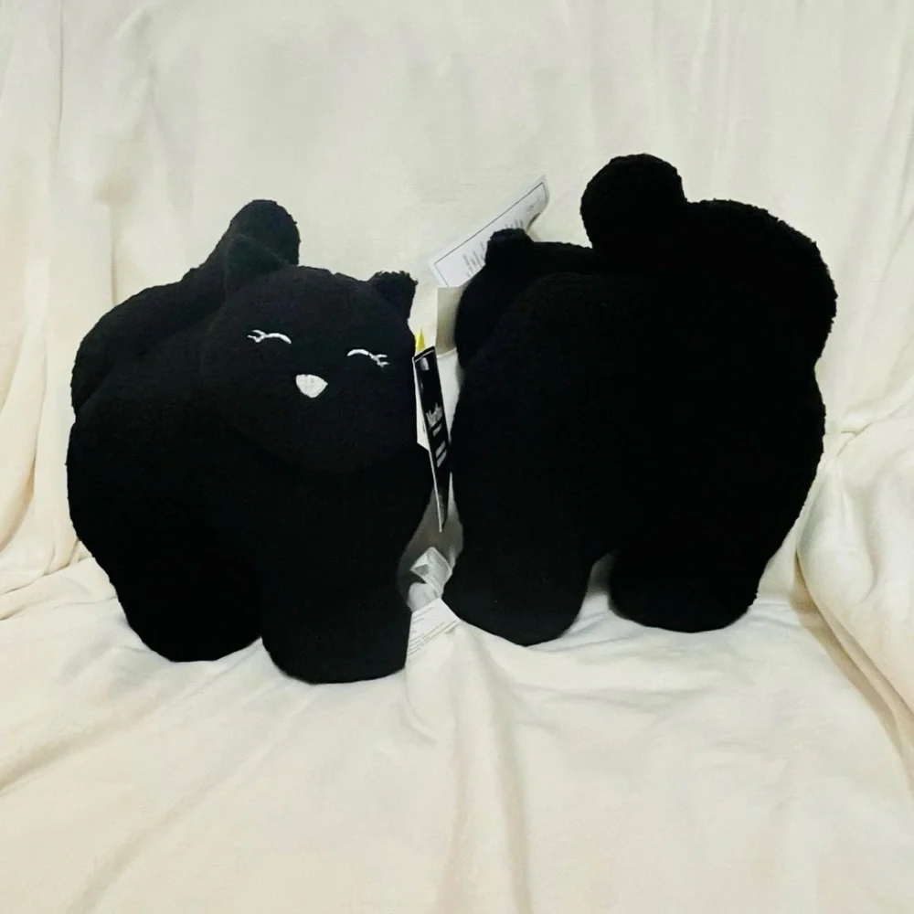 Martha Stewart Black Cat Pillow, Halloween Decor